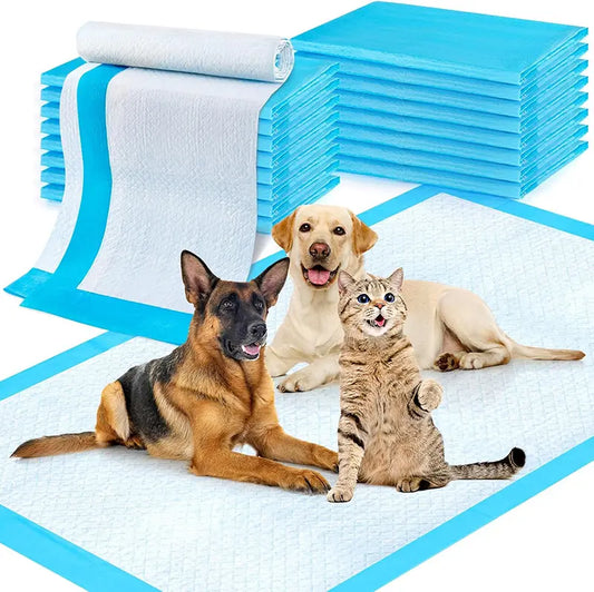 Extra Large Super Absorbent Dog Training Pads - 100 Count Leak-Proof Quick Dry Pee Pads