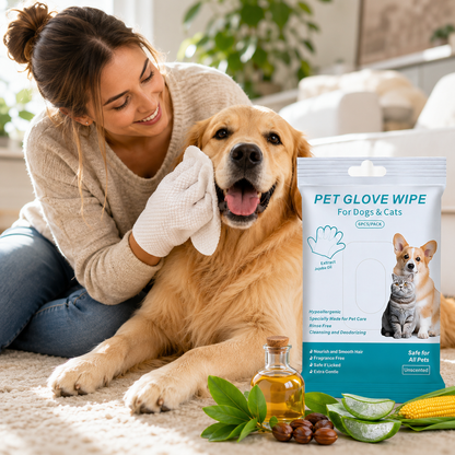 Barkera CleanPaw Grooming Gloves