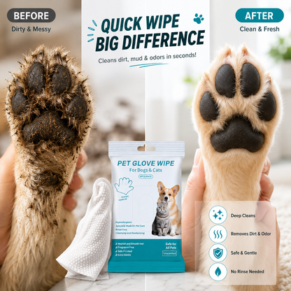 Barkera CleanPaw Grooming Gloves