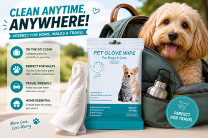 Barkera CleanPaw Grooming Gloves