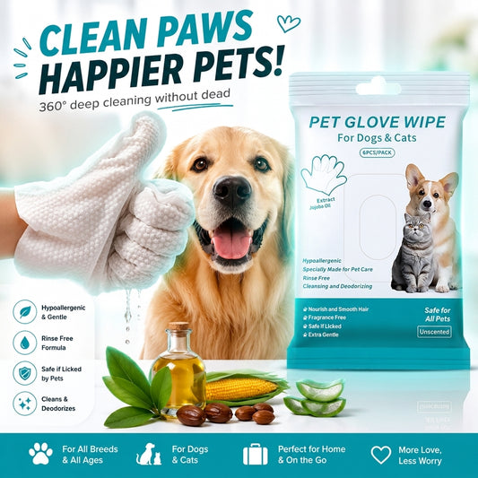 Barkera CleanPaw Grooming Gloves